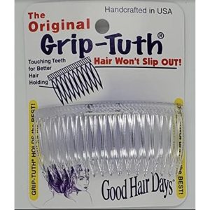 Good Hair Days - 3 1/4" Crystal Grip-Tuth® (2 on Card) - 417Crystal